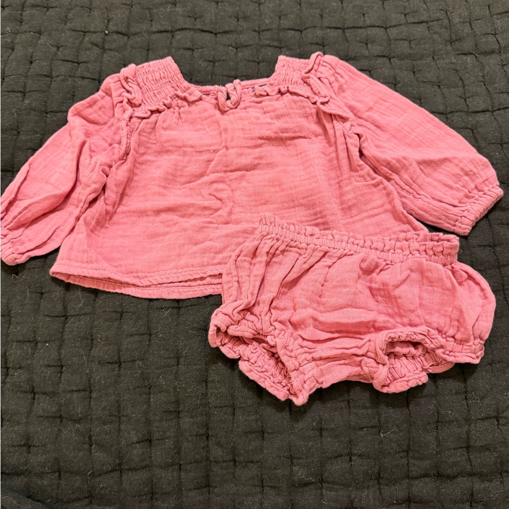 Old Navy Kids Pink Long-Sleeve Set